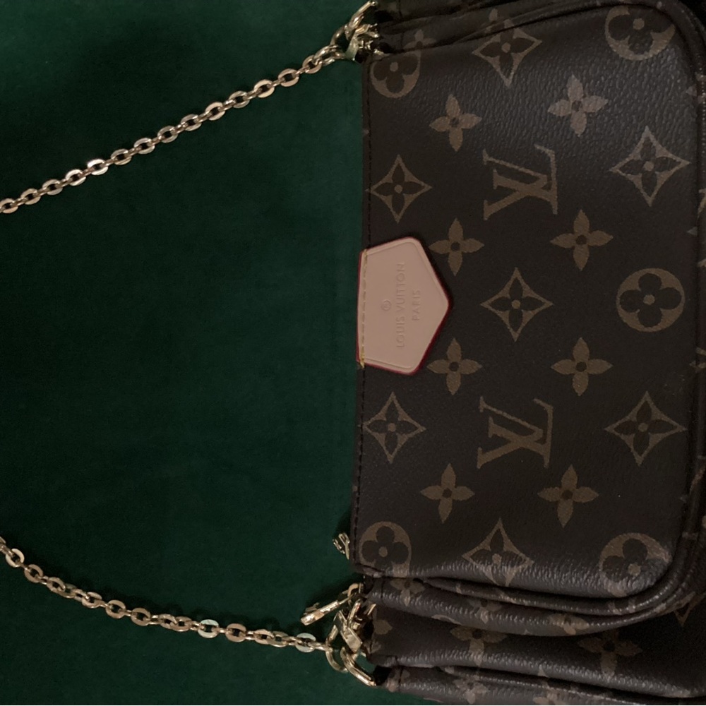 Louis Vuitton Brown Monogram Chain Bag
